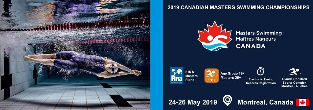 2019 Canadian Masters Swimming Championships, Masters Swimming Canada, Swim.by