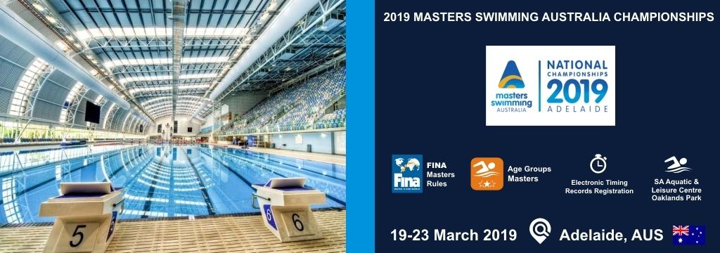 2019 Masters Swimming Australia Championships, 2019 MSA National Championships, Masters Swimming Australia